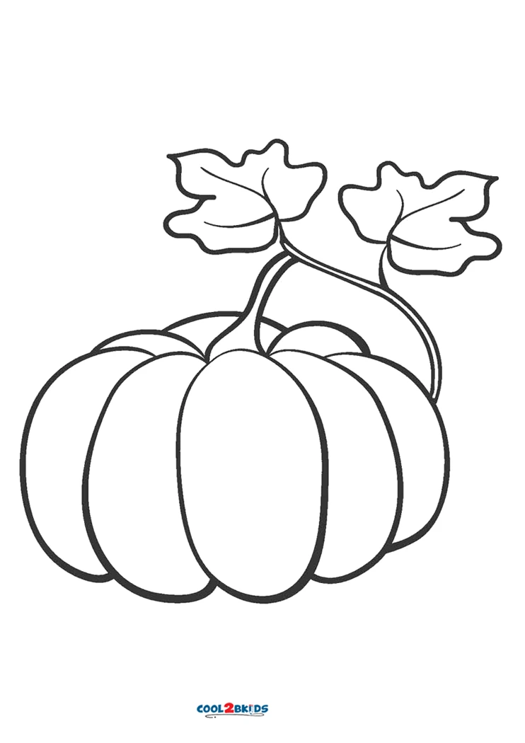 Pumpkin coloring pages for preschoolers