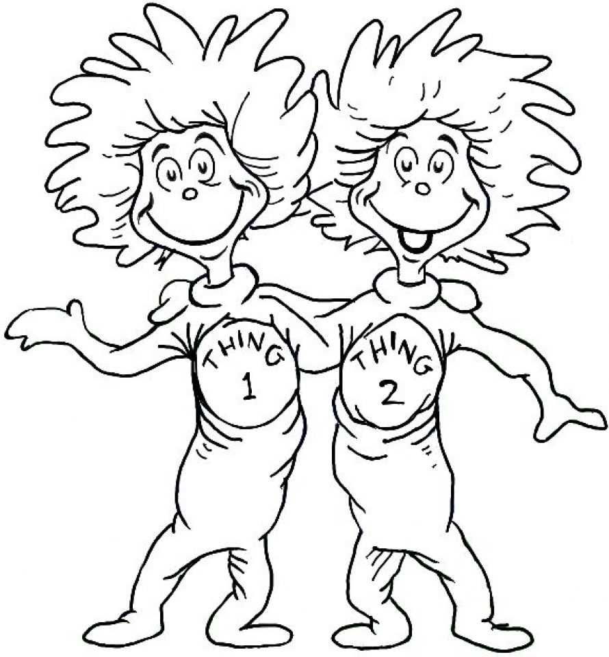 20 Free Dr Seuss Coloring Pages To Print