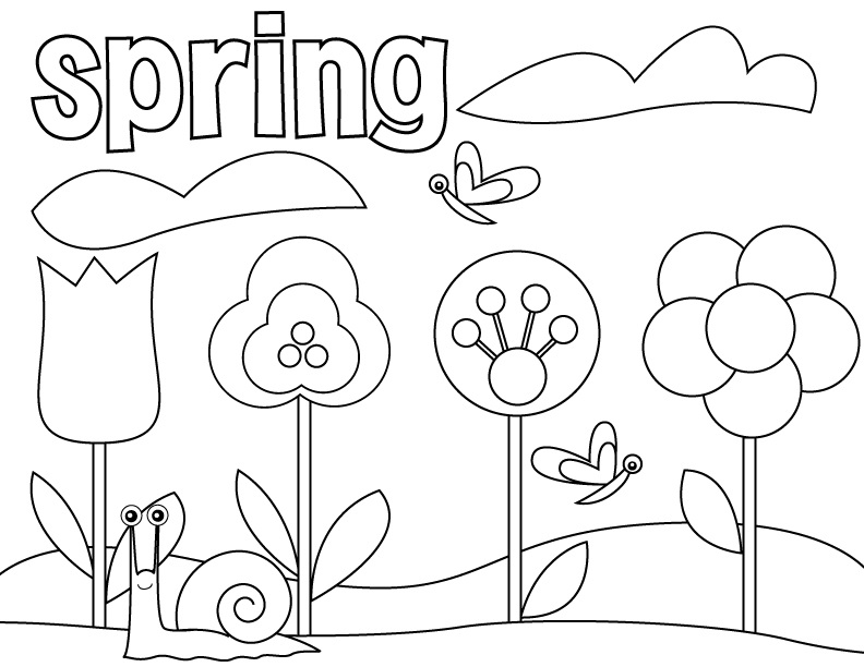 Pre K Coloring Sheets for Fun