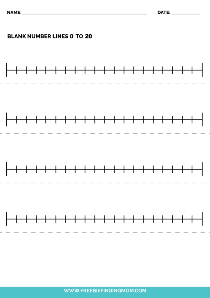 5 Ways To Master Blank Number Line With Tick Marks