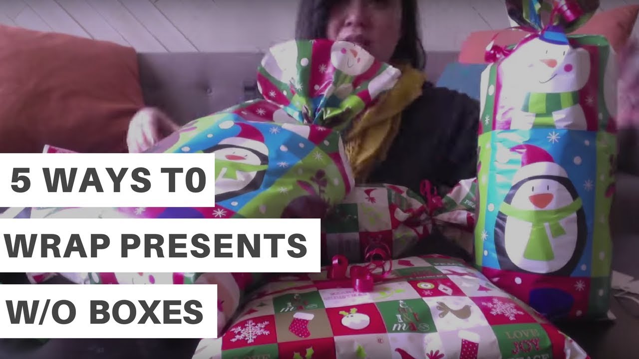 5 Ways To Wrap A Gift Without A Box