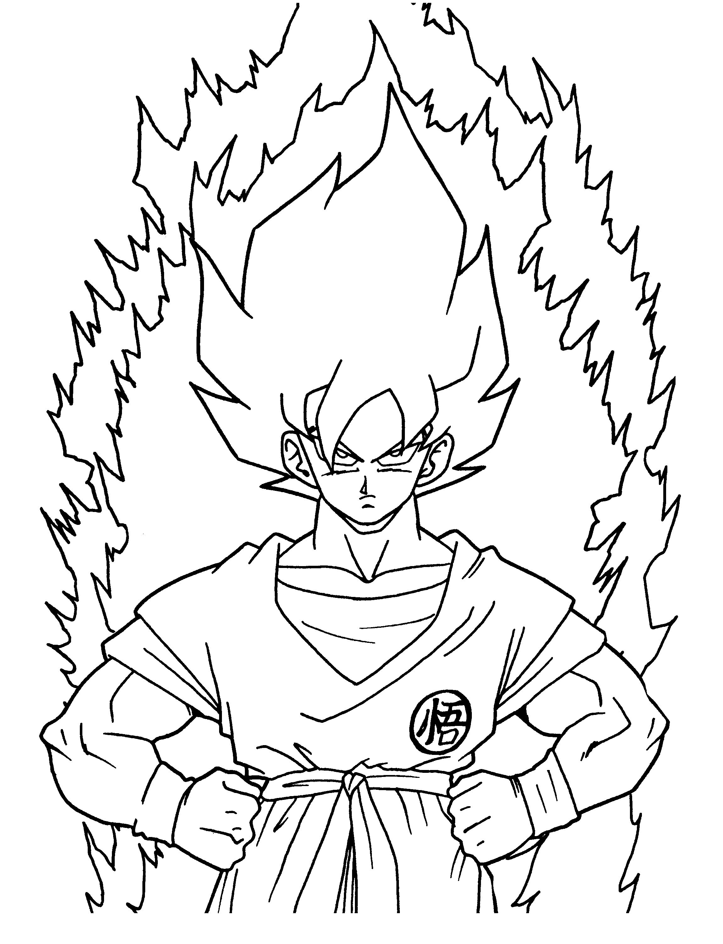 Best Goku Coloring Pages For Kids