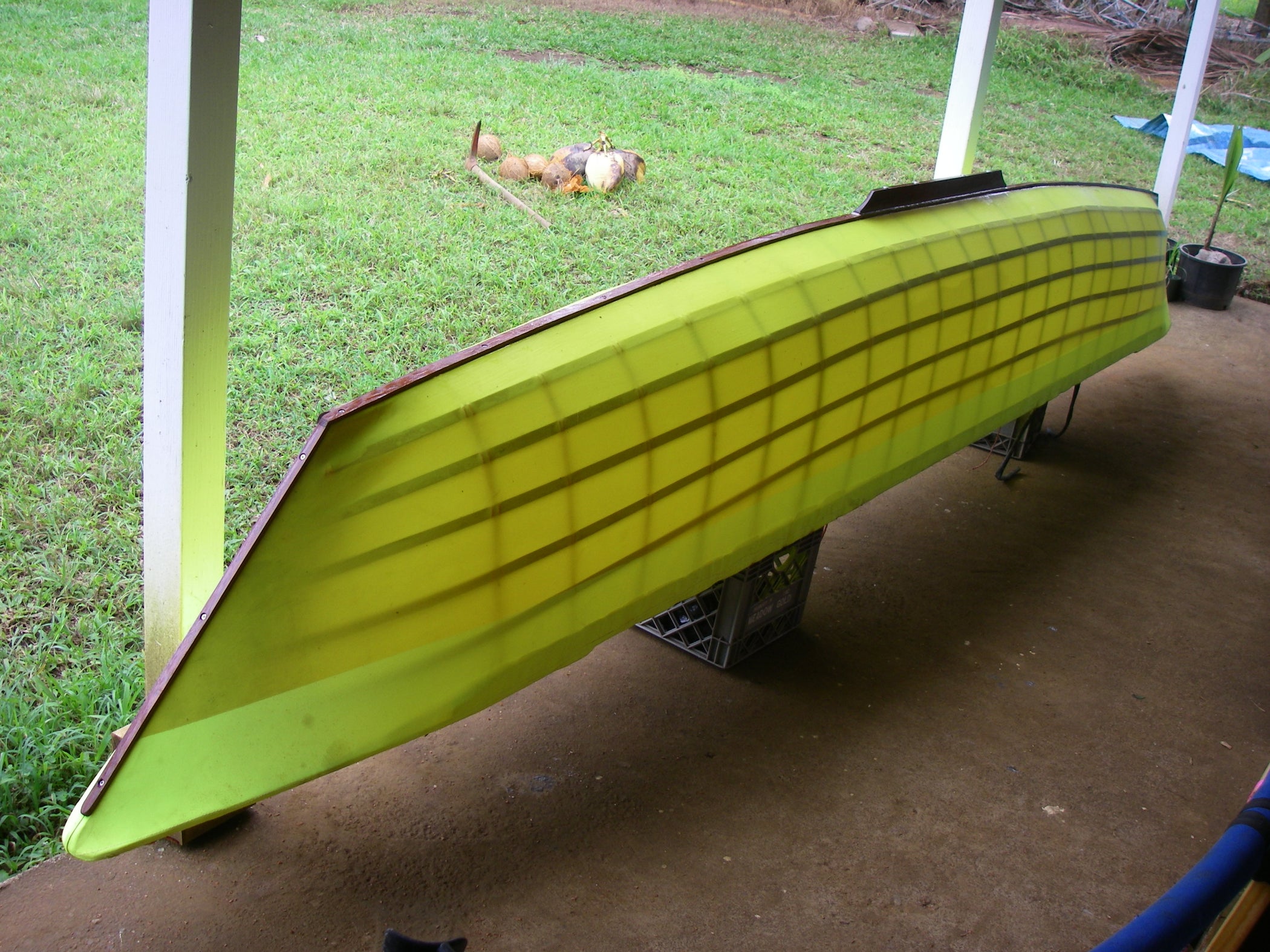 Add a Keel and Stern to Your Paper Canoe