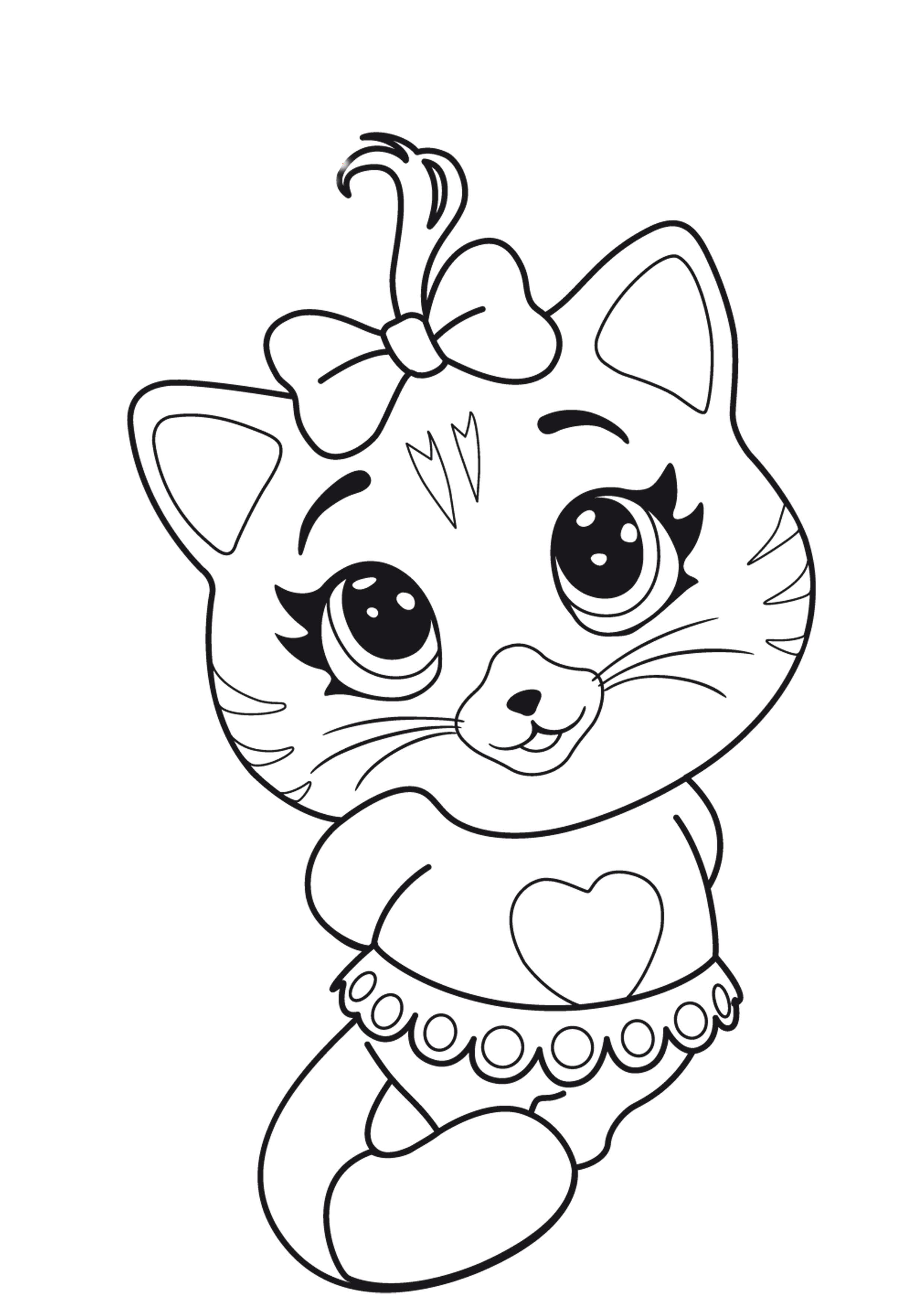 cat coloring pages