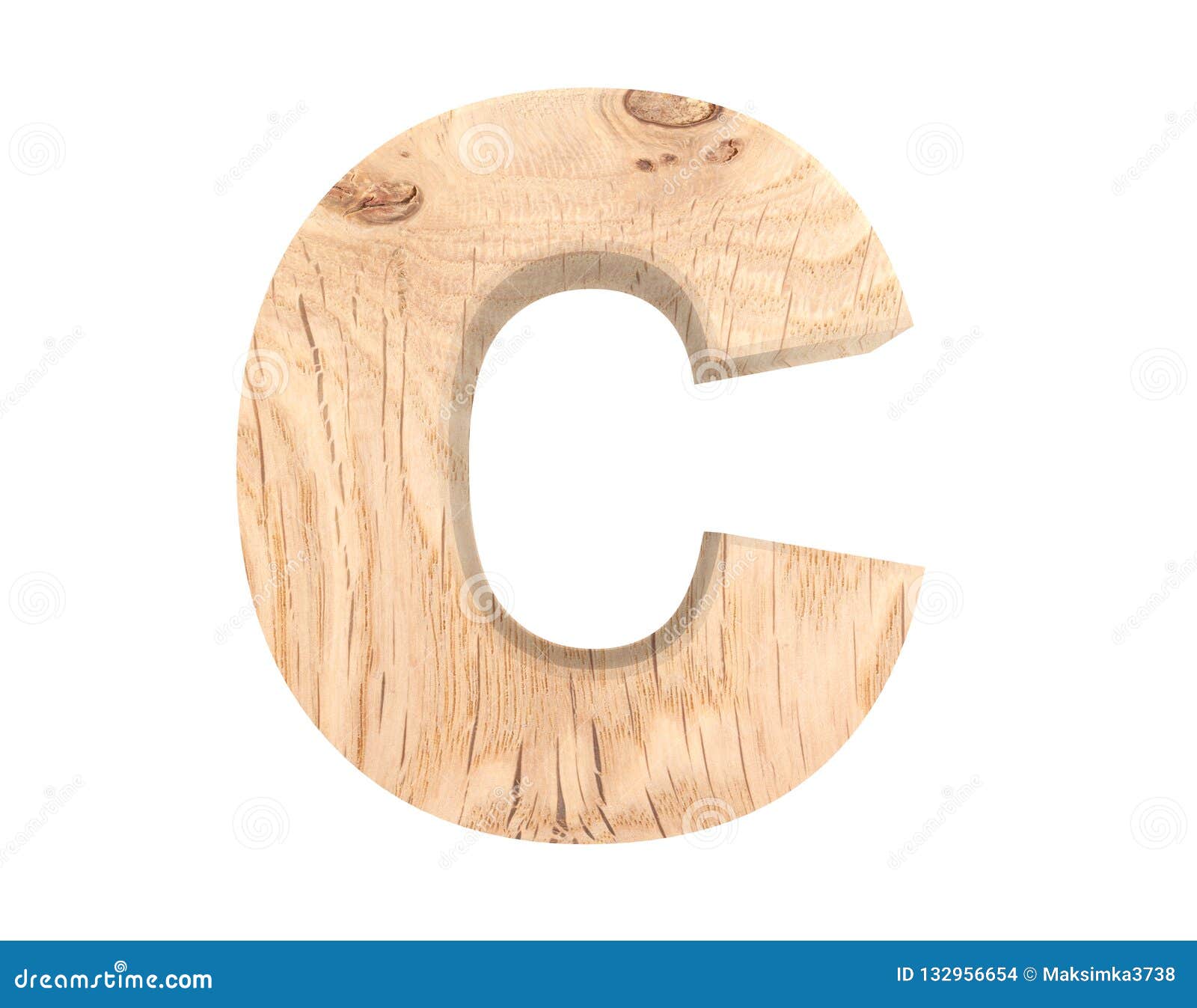 Decorative Style Lowercase Letter C