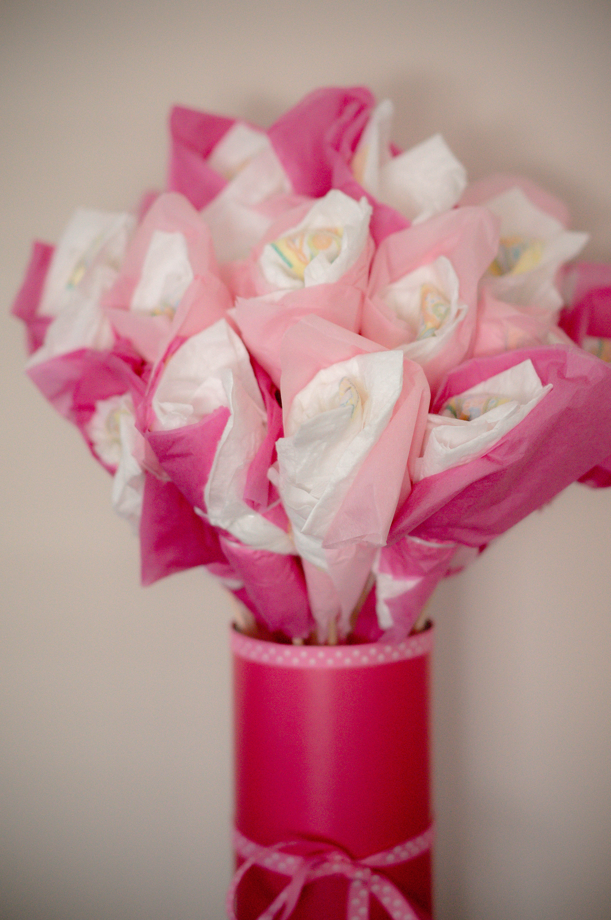 Diaper Flower Bouquet