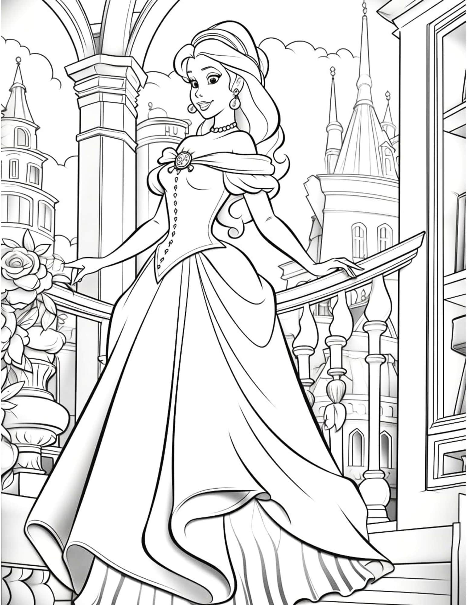 disney princess coloring pages