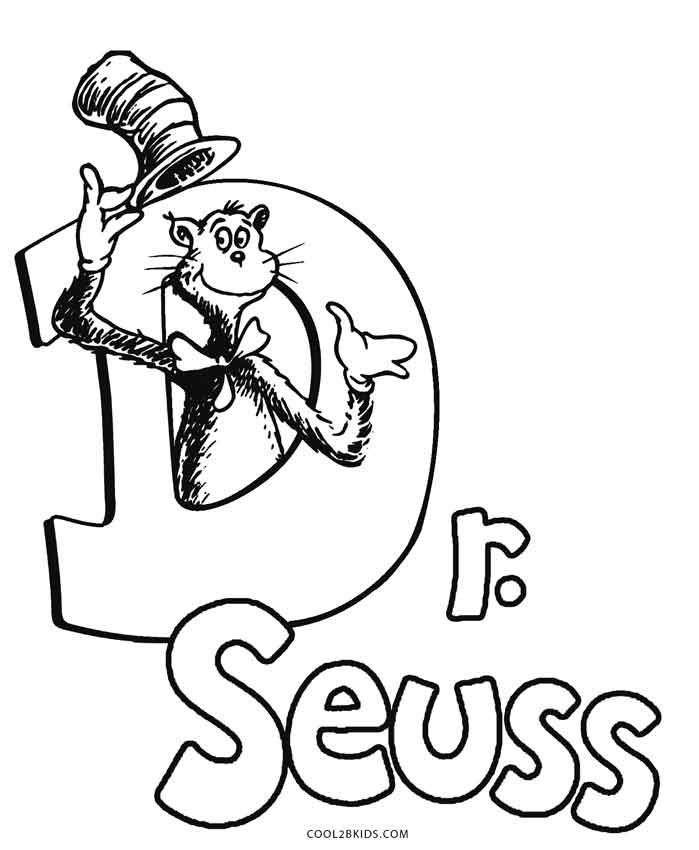 Dr. Seuss Coloring Pages for Kids