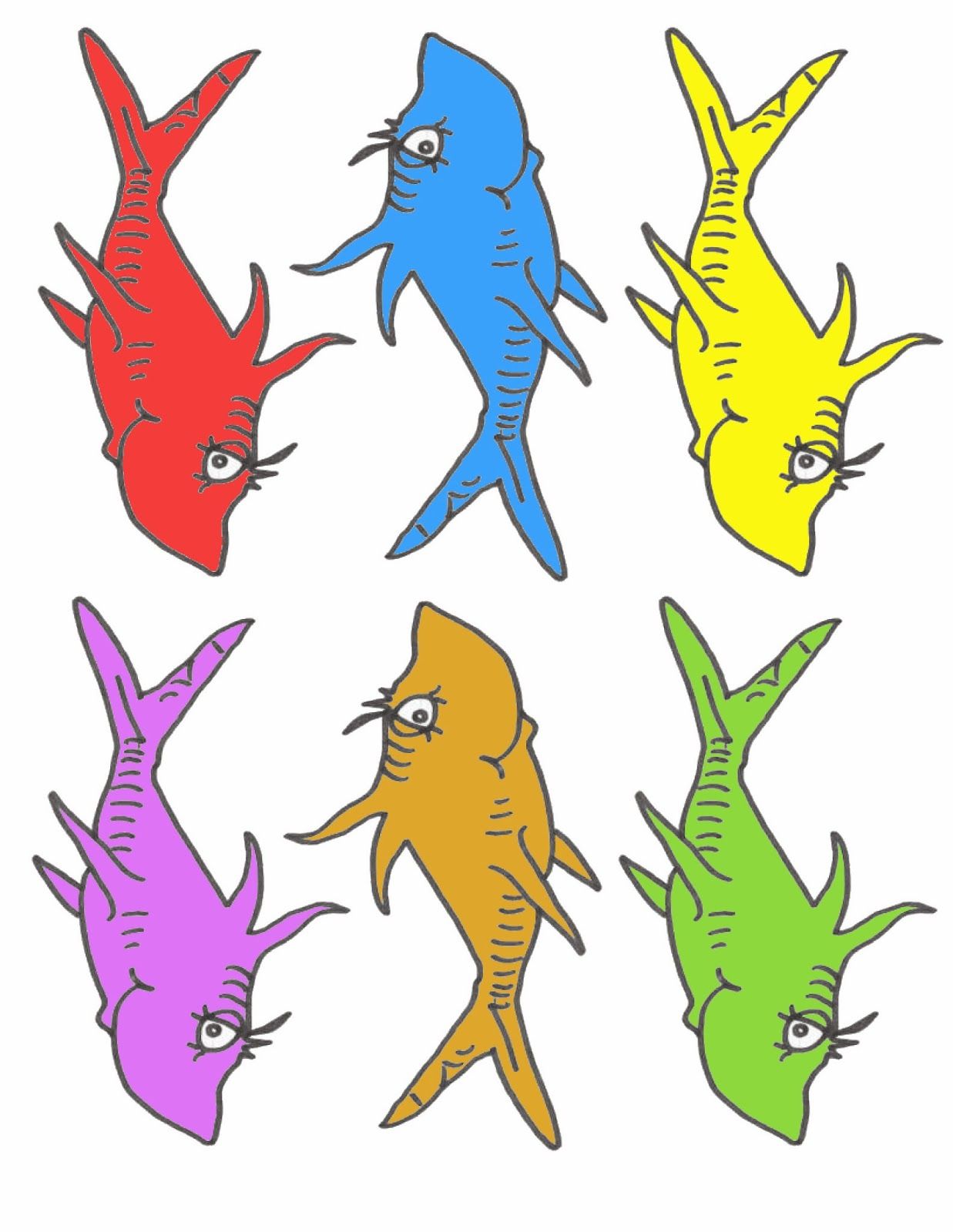 Dr. Seuss Fish Colors