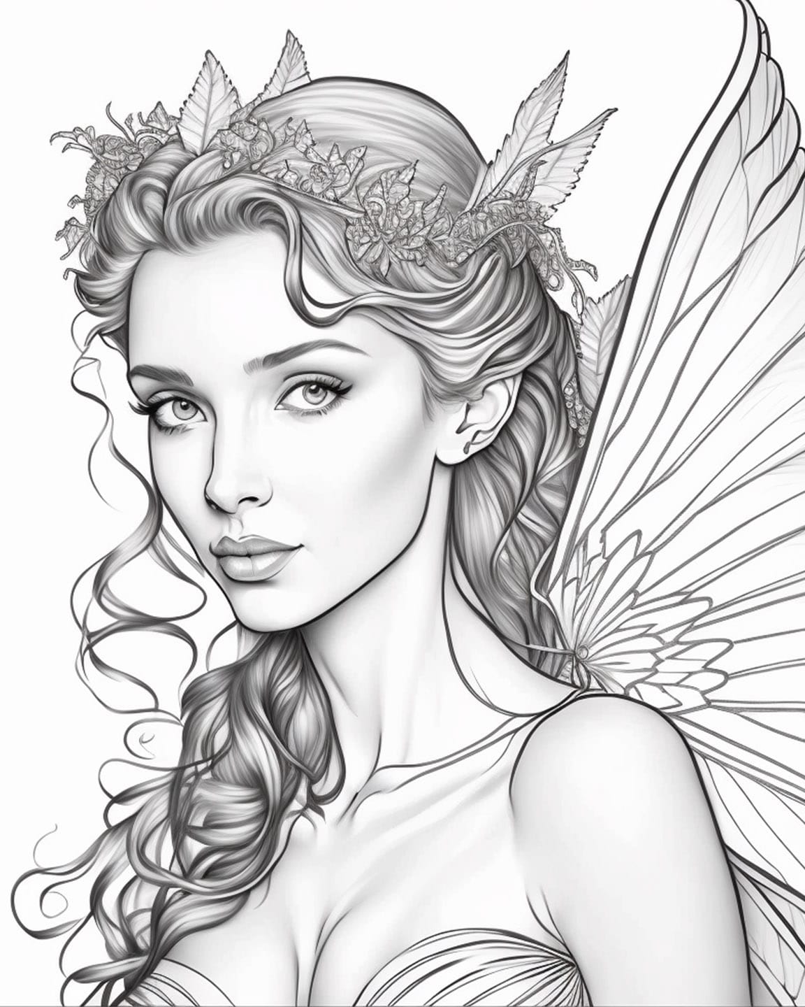 fairy coloring pages