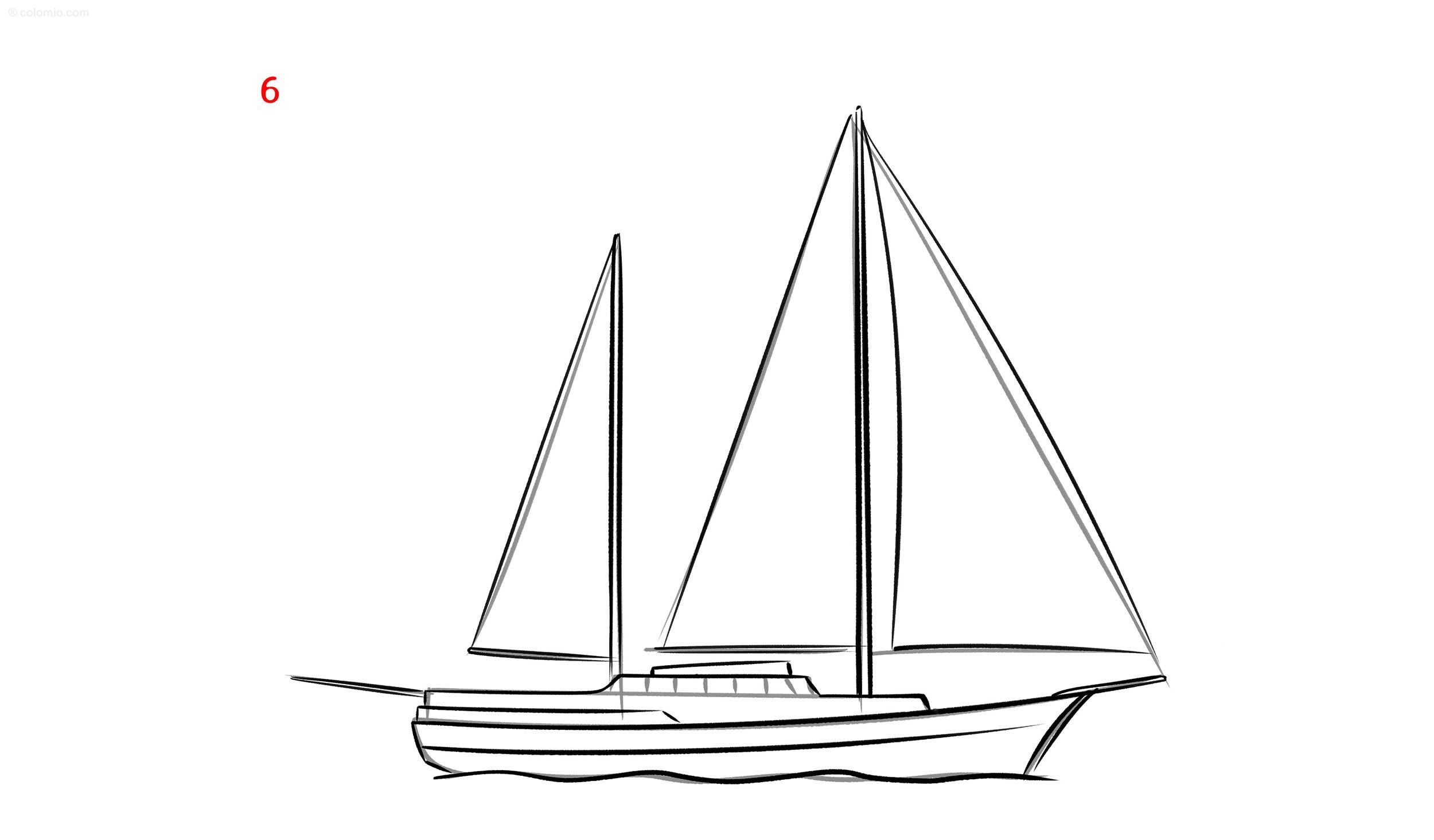 Finished Boat Drawing