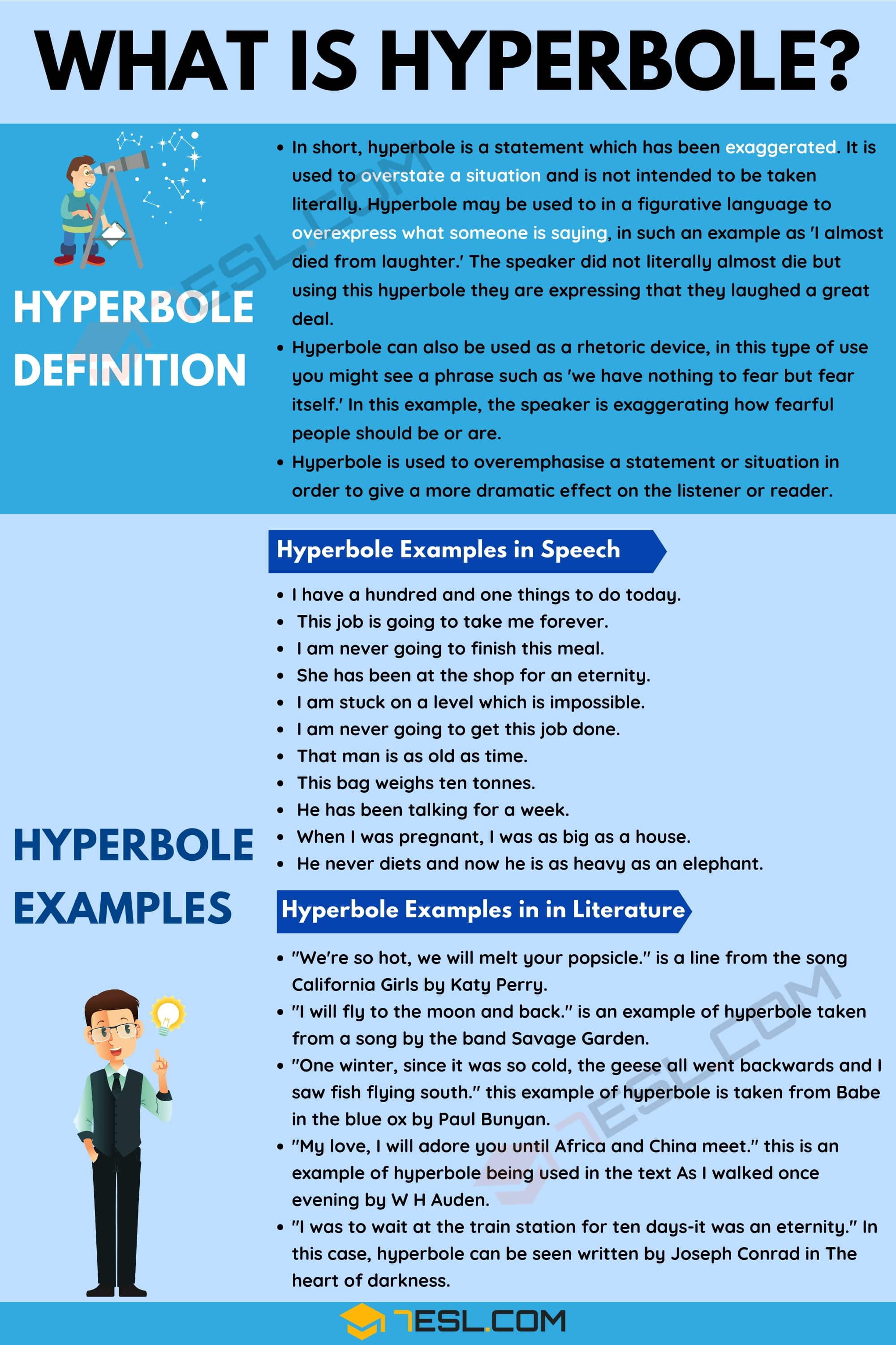 Hyperbole Examples