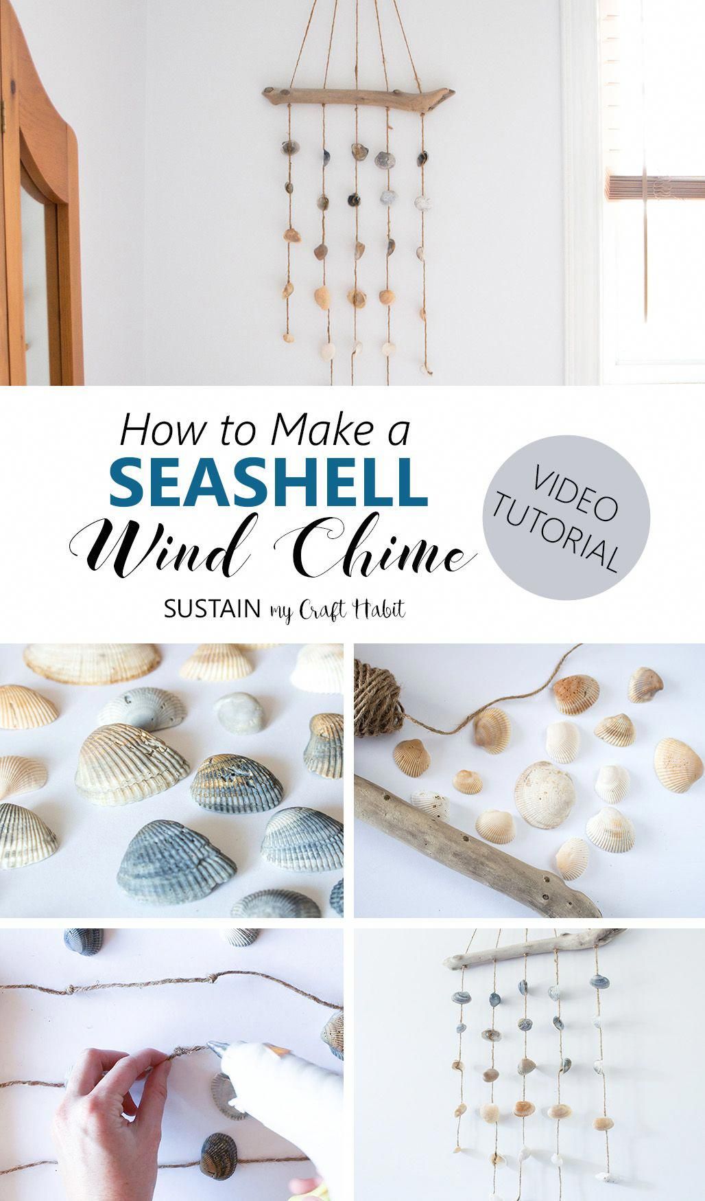 Make A Seashell Wind Chime In 5 Easy Steps