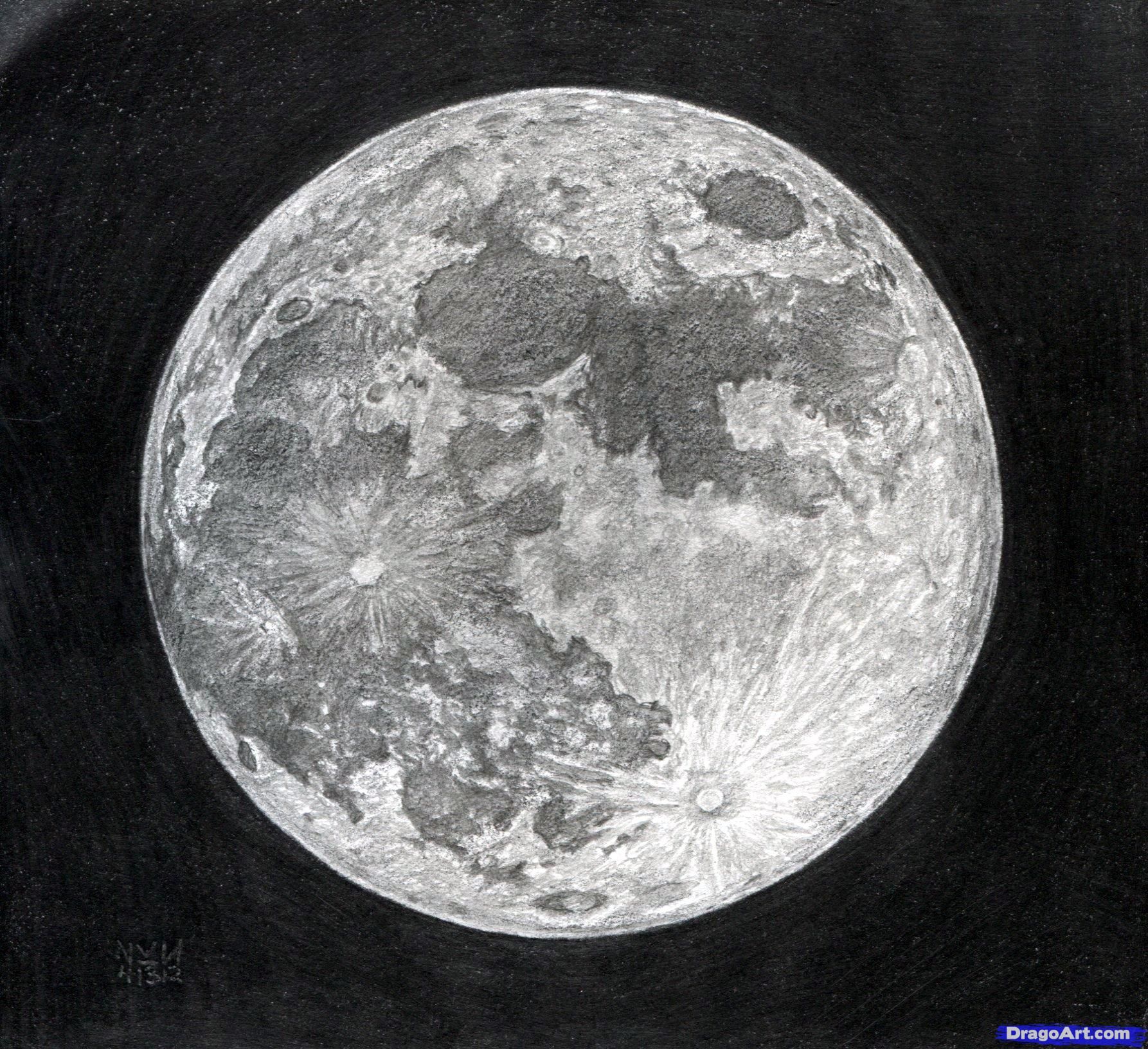 Moon Drawing