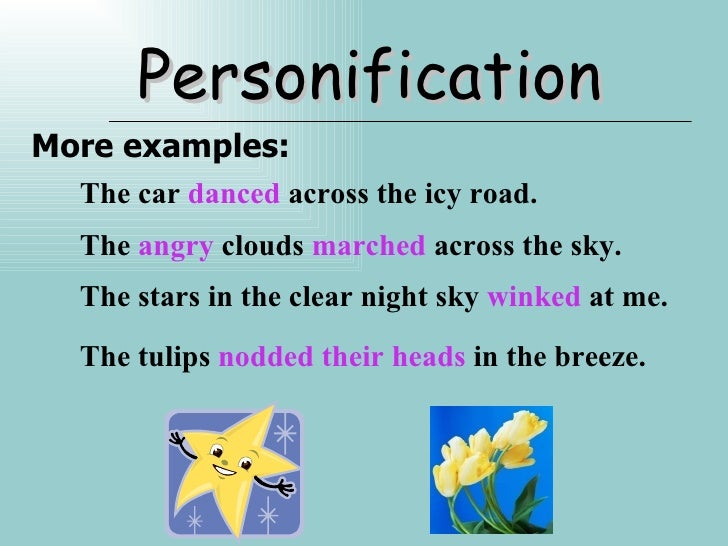 Personification Examples