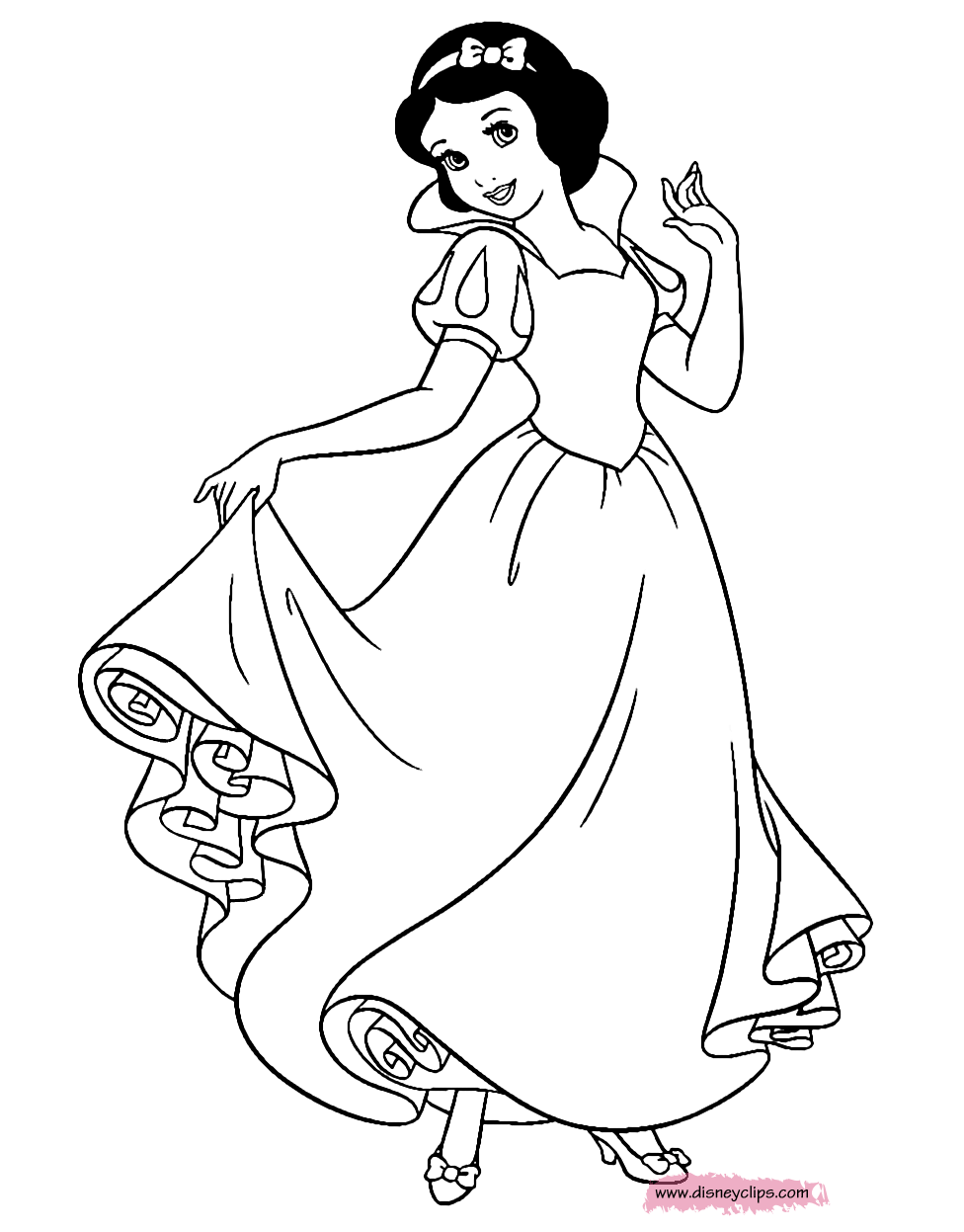 Snow White Coloring Pages