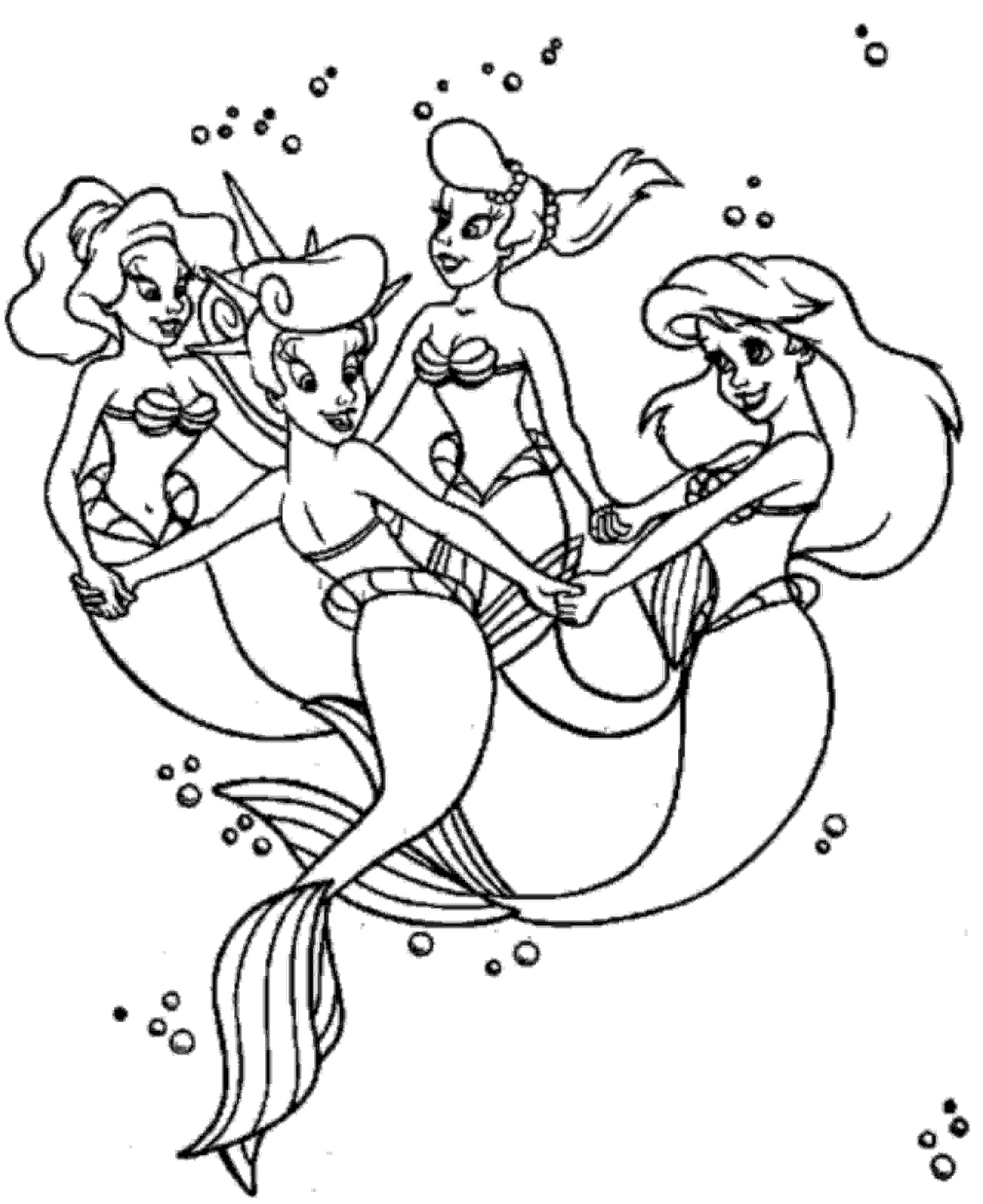 The Little Mermaid Coloring Pages